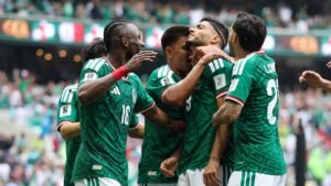 Mexico defeats South Africa in World Cup opener at Estadio Azteca after scoring in ninth minute Mexico defeats South Africa in World Cup opener at Estadio Azteca after scoring in ninth minute