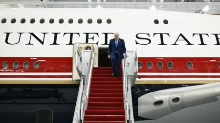 New Air Force One takes flight as Trump unveils revamped presidential aircraft New Air Force One takes flight as Trump unveils revamped presidential aircraft