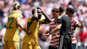 Australia World Cup star speaks out against referee after big loss to US as coaches complain