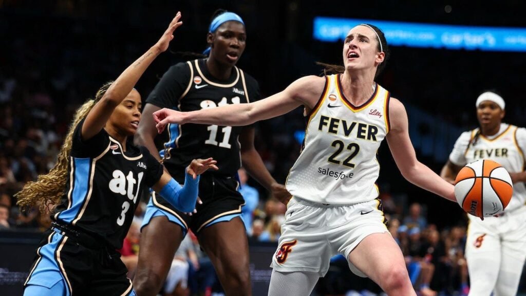 Caitlin Clark appears emotional after Fever’s collapse to Angel Reese’s Dream: ‘All we do is foul’ Caitlin Clark appears emotional after Fever’s collapse to Angel Reese’s Dream: ‘All we do is foul’