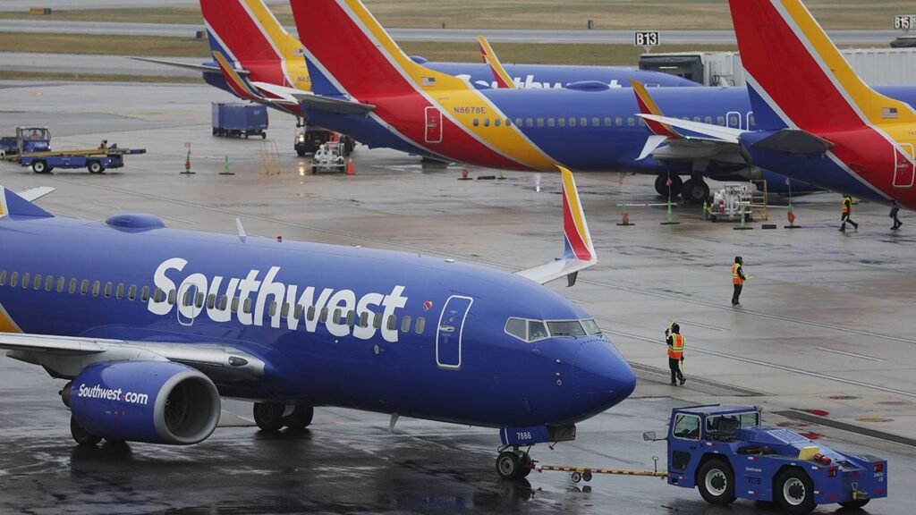 Southwest jet struck by ground equipment vehicle at Memphis airport Southwest jet struck by ground equipment vehicle at Memphis airport