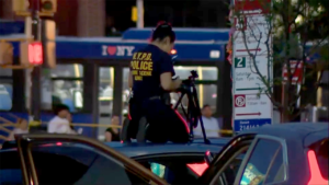 NYPD cop shoots suspect attempting to flee in stolen vehicle, officials say NYPD cop shoots suspect attempting to flee in stolen vehicle, officials say