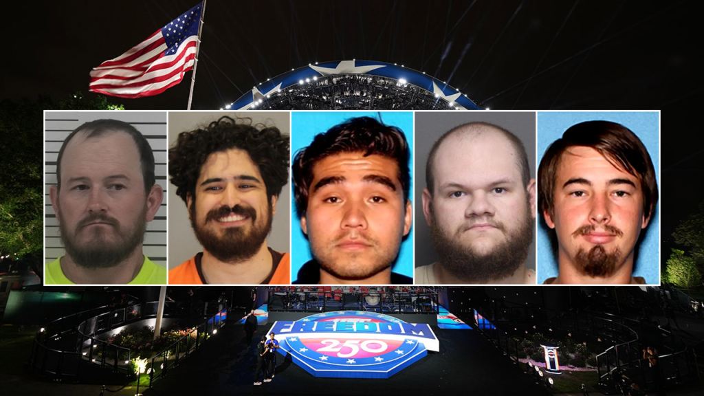 Sixth suspect charged in alleged plot to turn White House UFC event into mass-casualty attack Sixth suspect charged in alleged plot to turn White House UFC event into mass-casualty attack