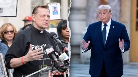 Chicago priest tells Trump to ‘shut up’ and restore gun violence prevention funding after deadly weekend Chicago priest tells Trump to ‘shut up’ and restore gun violence prevention funding after deadly weekend