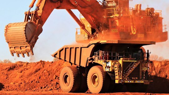 Hancock Iron Ore produces about 70 million tonnes of ore annually.