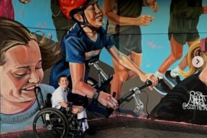 Community anger as beloved ‘We Run As One’ artwork is painted over Community anger as beloved ‘We Run As One’ artwork is painted over