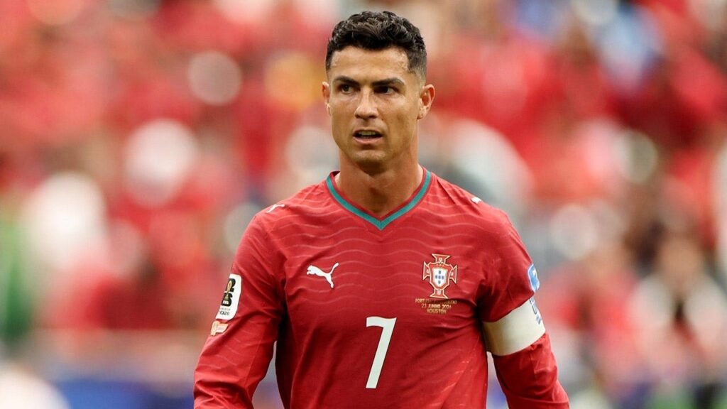 Cristiano Ronaldo shuts down reporter’s Lionel Messi question in awkward moment after two-goal win