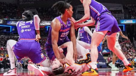 WNBA suspends Alyssa Thomas for ‘recklessly’ hitting Caitlin Clark in throat during scramble