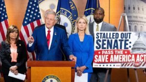 ‘It’s a mess’: GOP turns on House conservatives as voter ID blockade stalls Trump’s agenda