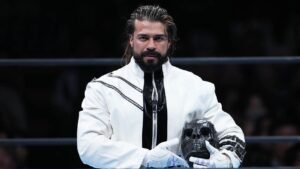 AEW star Andrade El Idolo takes out MJF at Forbidden Door to help Mark Briscoe win cage match, earn title shot