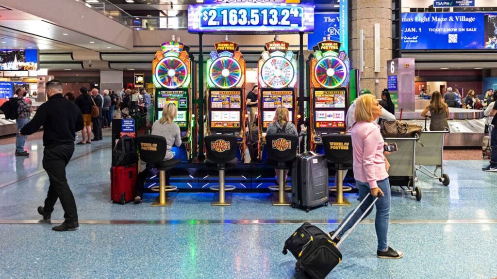Lucky traveler wins .3M jackpot on ‘Wheel of Fortune’ slot machine at Harry Reid International Airport