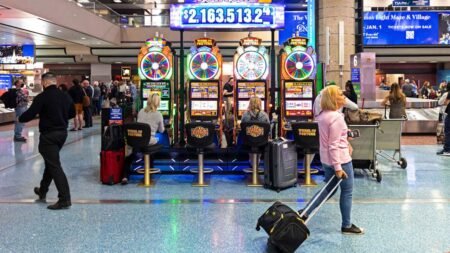 Lucky traveler wins .3M jackpot on ‘Wheel of Fortune’ slot machine at Harry Reid International Airport