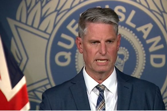 Detective Superintendent Jason Hindmarsh speaks to media about the teen accused of terror offences.