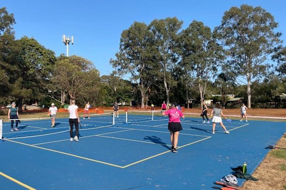 The existing courts are popular and regularly used. 