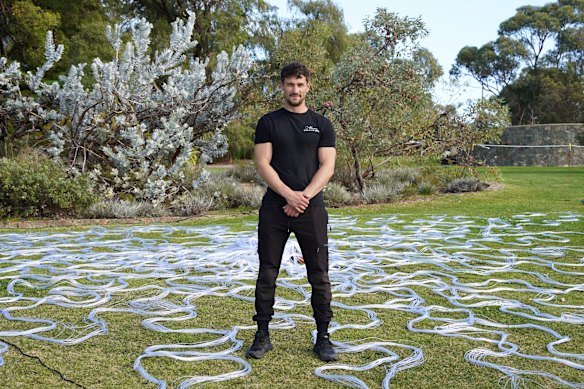 Stevie Thompson has created the Mycelium Network installation for Lightscape 2026 at Kings Park.