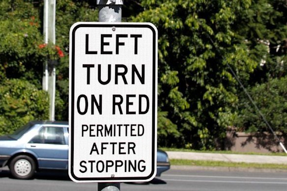 A slip lane is safer than turning on red.