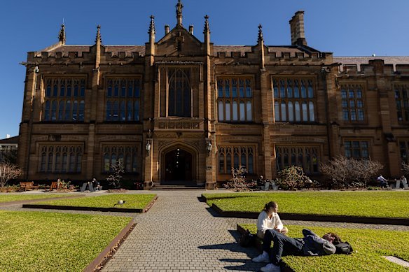 Sydney University has dropped to 100 in the global rankings.
