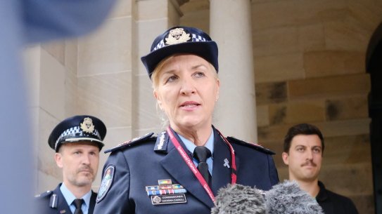 Queensland Police Commissioner Katarina Carroll said she was proud of the way police were balancing “multiple competing imperatives in an extremely challenging environment”.