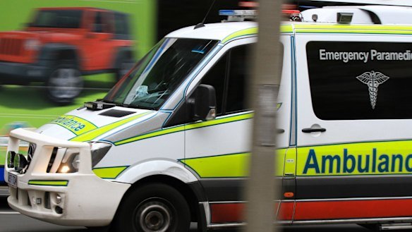Two people were taken to Princess Alexandra Hospital. 