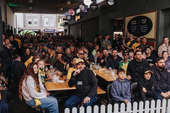 The Sackville Hotel poured more than 1000 beers by 3pm.