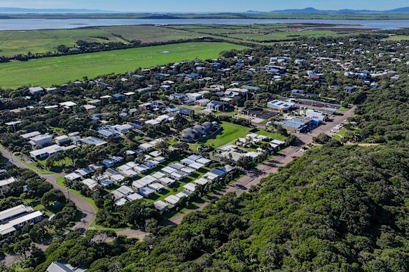 The caravan park has long provided affordable holidays for people coming to Sandy Point. 