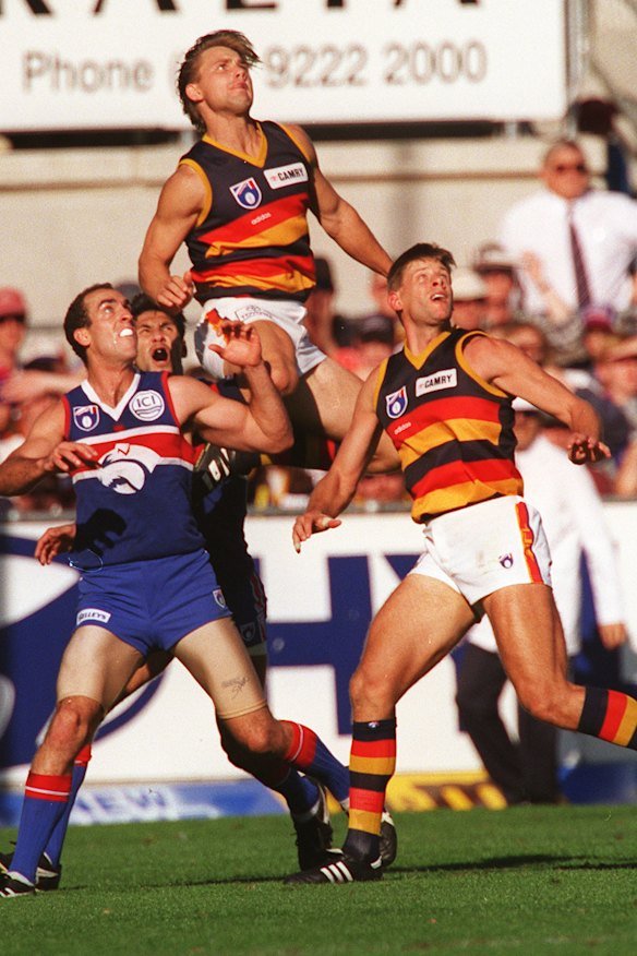 The high-flying Modra was a star for both the Crows and Dockers.