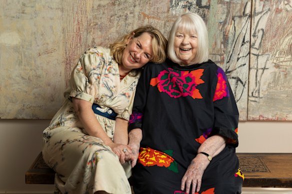 Sylvia Hrovatin (at left) and Jean Smart forged an enduring friendship.