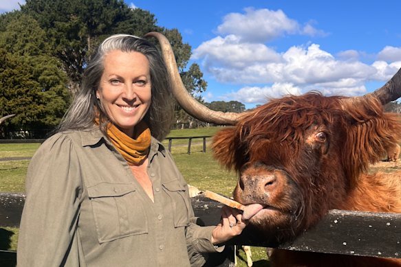 Fellow regenerative farmer Katrina Sparke moved from the city 18 years ago.