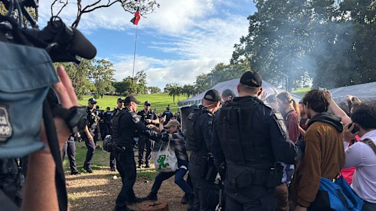 Victoria Park/Barrambin protest Friday, May 29, 2026.