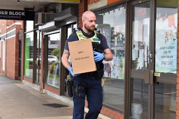 Senior Constable Aaron Bowen, pictured in 2022.