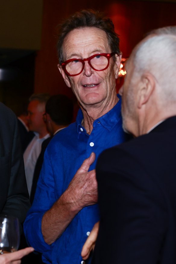 Paul Barry pictured at the launch of Joe Aston’s book The Chairman’s Lounge in October 2024.