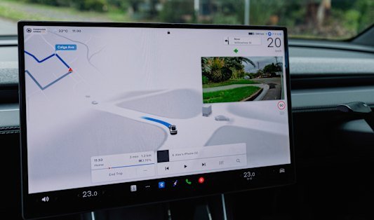 Tesla’s self-driving function.