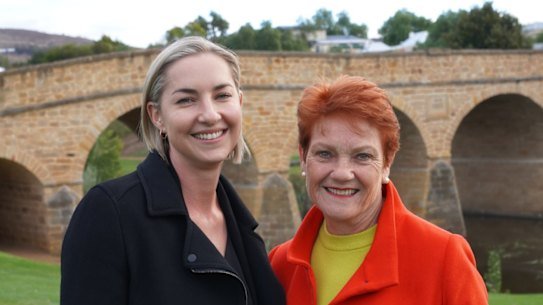 Pauline Hanson’s daughter, Lee, is in the running for a Senate spot for One Nation in Tasmania.