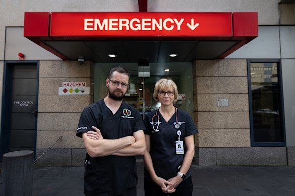 Dr Brendan Morrissey Dr Jacqueline Maplesden of  St Vincent’s Hospital.