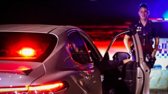 The woman was hit and killed by a blue Toyota Hilux ute travelling east on Beenleigh Road in Runcorn