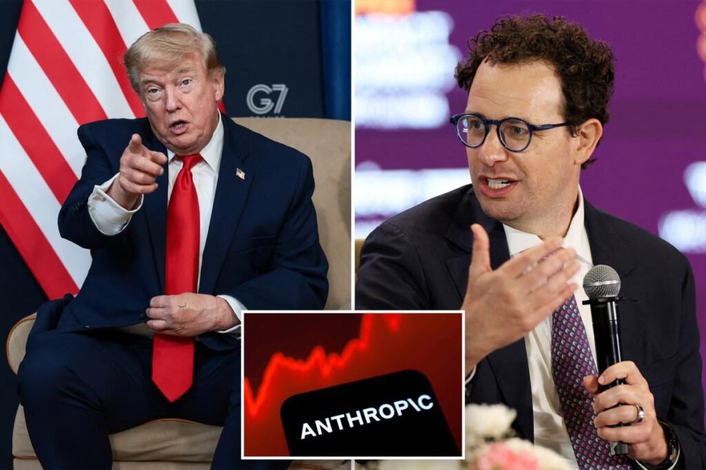 Trump admin open to talks with Anthropic over foreigner ban Trump admin open to talks with Anthropic over foreigner ban