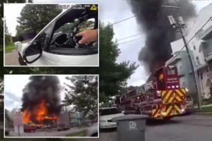 Waymo blocks road as firefighters rush to deadly explosion: ‘Man, there’s nobody in here’ Waymo blocks road as firefighters rush to deadly explosion: ‘Man, there’s nobody in here’