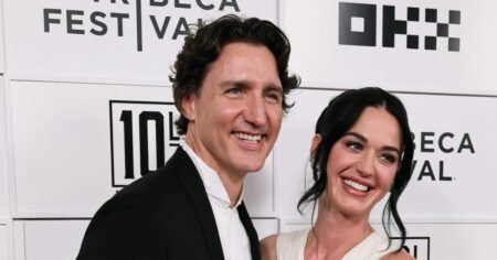 Katy Perry and Justin Trudeau Pack on the PDA for Red Carpet Debut at Tribeca Film Festival Katy Perry and Justin Trudeau Pack on the PDA for Red Carpet Debut at Tribeca Film Festival