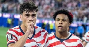 Team USA Soccer Star Gio Reyna Announces Wife’s Pregnancy During World Cup Goal Celebration Team USA Soccer Star Gio Reyna Announces Wife’s Pregnancy During World Cup Goal Celebration
