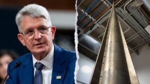 Trump admin unveils 11-foot-tall, AI-designed nuclear test flight vehicle at the Great American State Fair Trump admin unveils 11-foot-tall, AI-designed nuclear test flight vehicle at the Great American State Fair