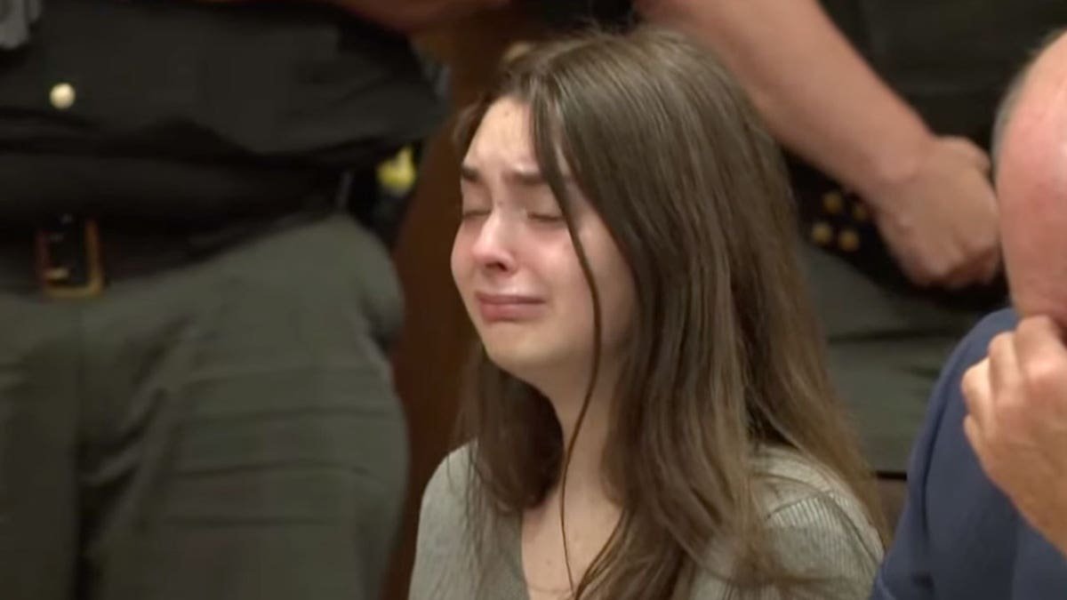 Mackenzie Shirilla sobbing in court during sentencing in Cleveland, Ohio