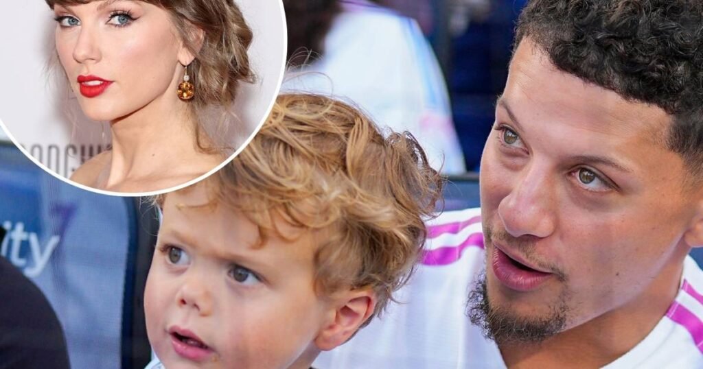 Patrick and Brittany Mahomes’ Son Has Sweet Reaction to Seeing Taylor Swift Photo at Stadium Patrick and Brittany Mahomes’ Son Has Sweet Reaction to Seeing Taylor Swift Photo at Stadium