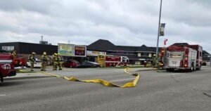 Stony Plain daycare evacuated after van hits building, gas leak detected