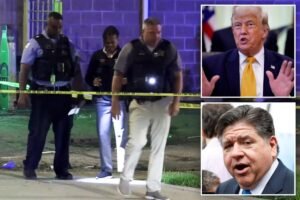 Trump says he can fix Chicago’s crime epidemic ‘fast and permanently’ after 39 shot over weekend Trump says he can fix Chicago’s crime epidemic ‘fast and permanently’ after 39 shot over weekend