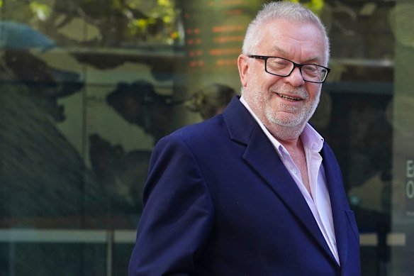 John Voitin outside the County Court last year.