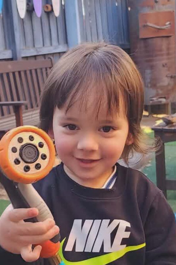 Three-year-old Jordan Dashwood died in a house fire in Werribee this month.