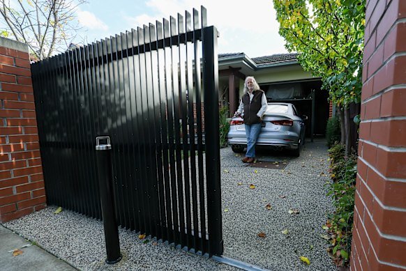 Chris Sallmann has spent $20,000 upgrading security at his home to protect his assets. 
