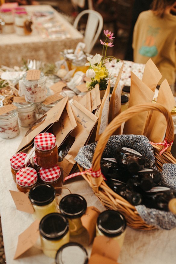 Anything from homemade jams to sewing and crochet projects can be swapped.