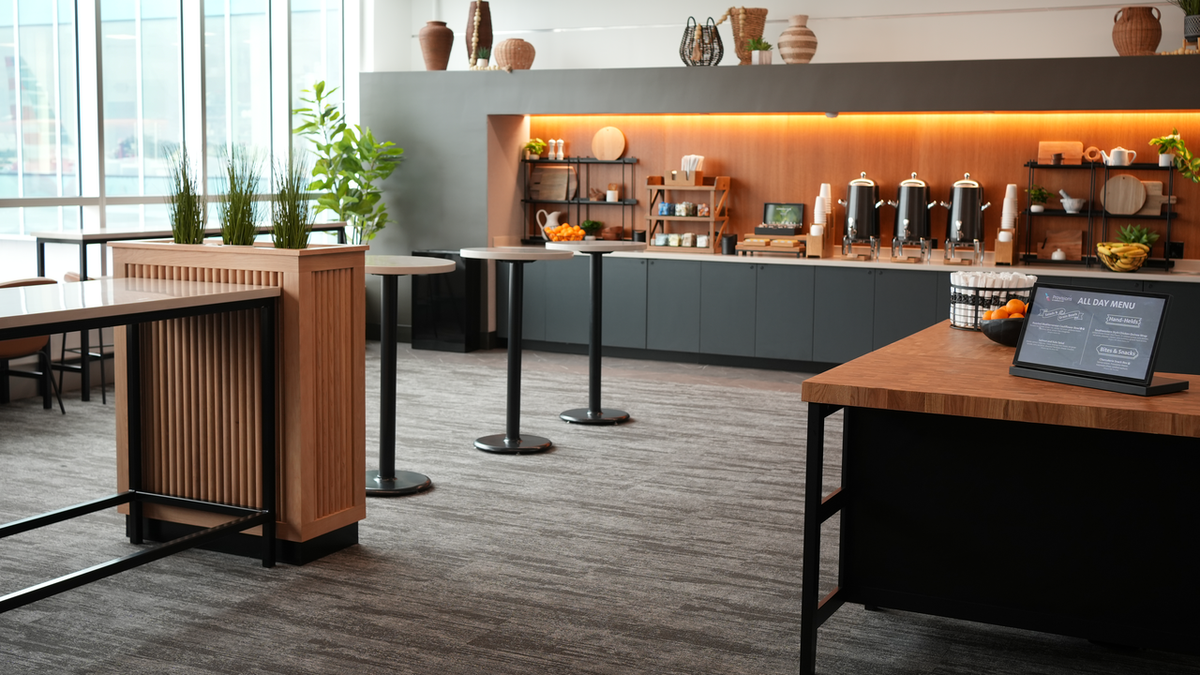 American Airlines grab-and-go airport lounge