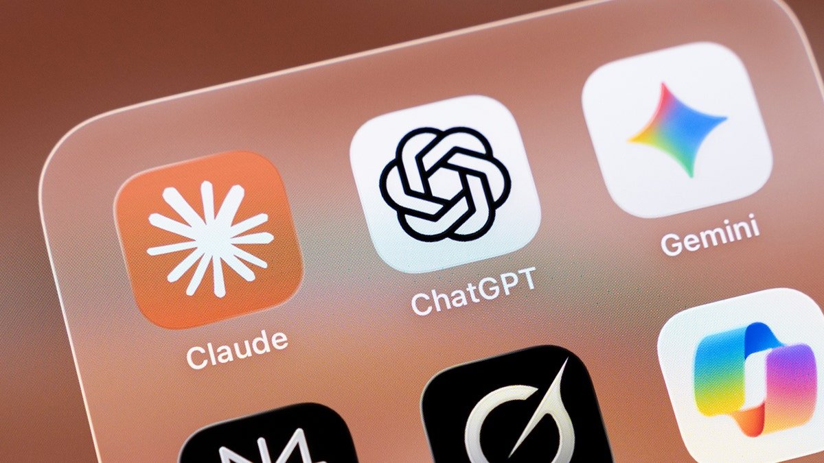 AI apps Claude, ChatGPT, and Gemini logos displayed